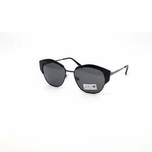 Joe’s Jeans Black Satin Cat Eye Sunglasses JJ6028/10 NWT Designer UV Shades